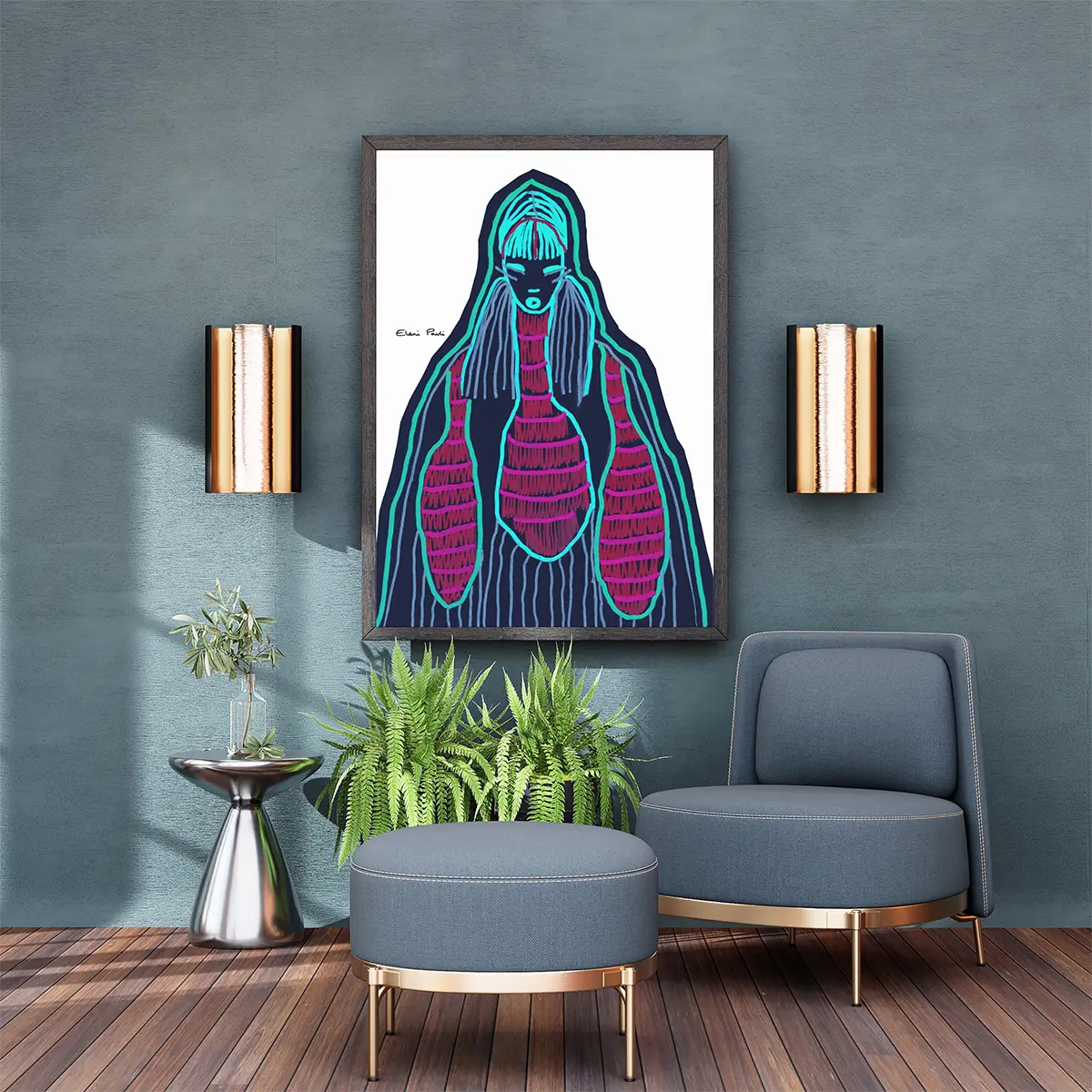 house-of-estila-artist-eleni-pavli-art-interior-tribal.webp