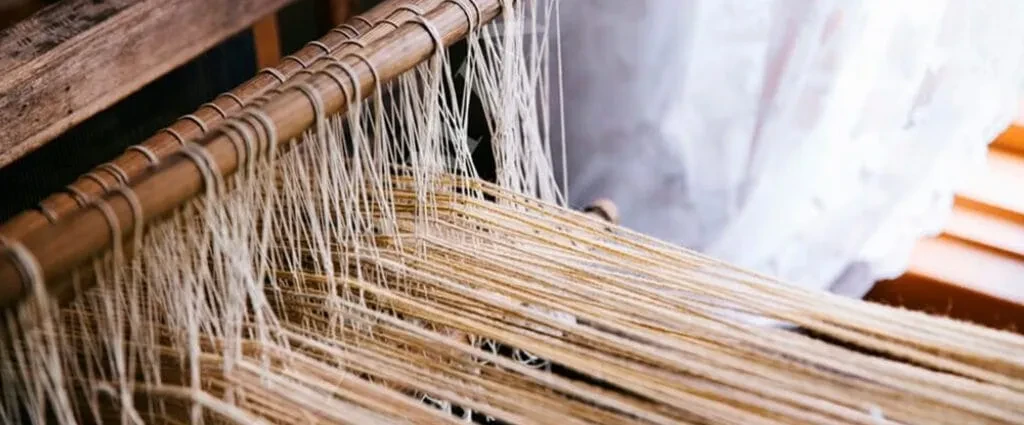 Fosbery Studio natural fabric loom