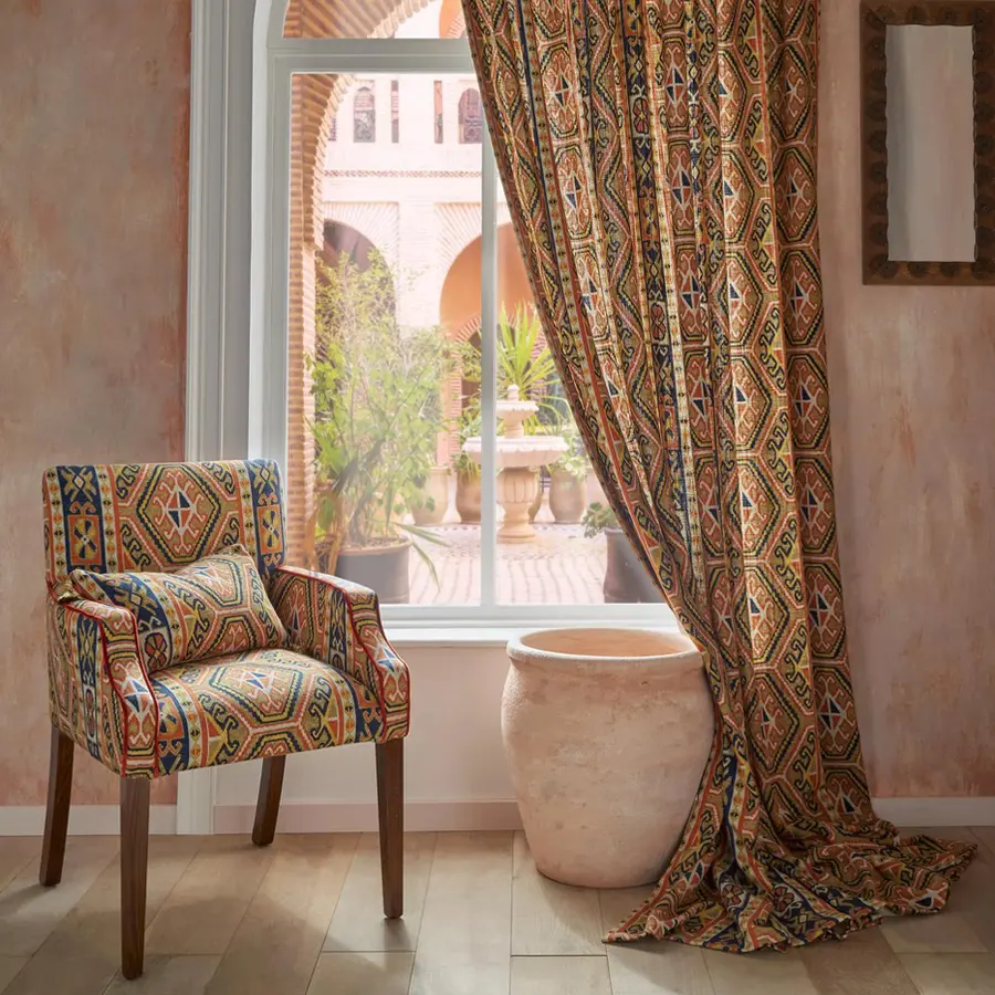 Qarshi in Desert Night Cotton Linen Mix