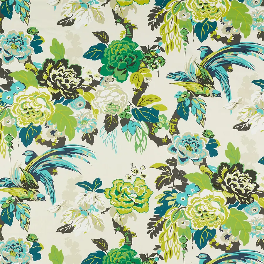 Grand Floral in Zest Wallpaper