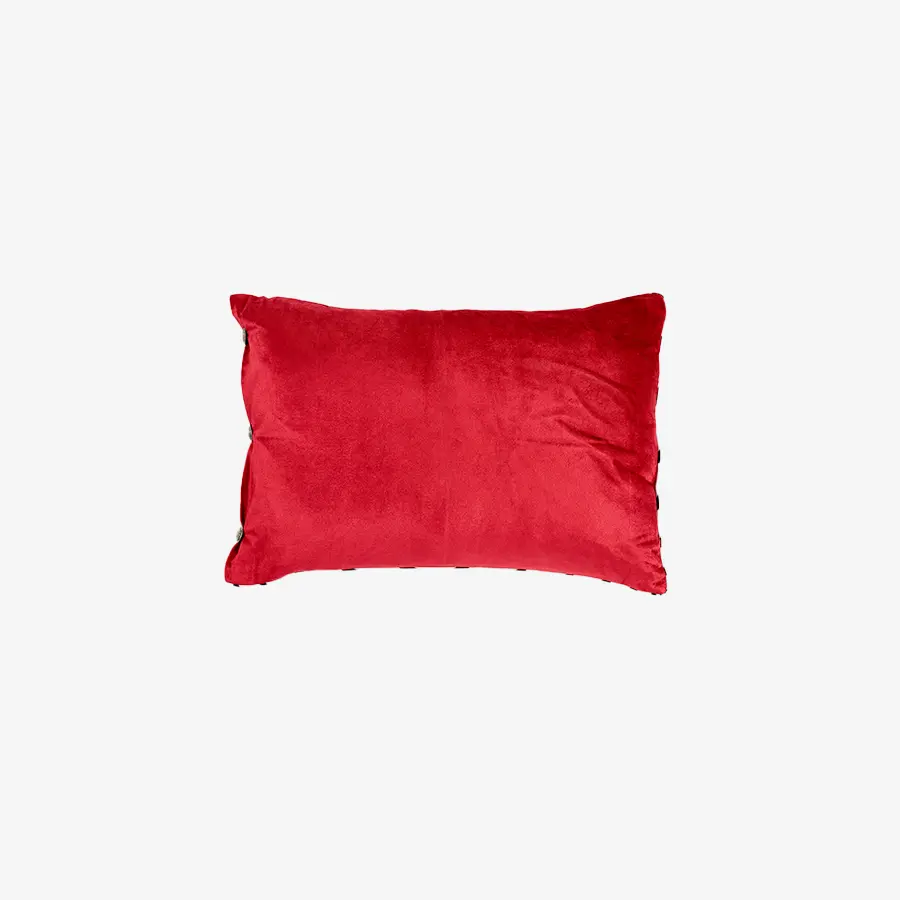 Prism Silk Cushion Red - Richard Allan London