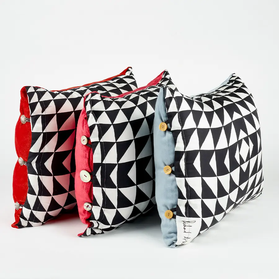 Prism Silk Cushion - Richard Allan London
