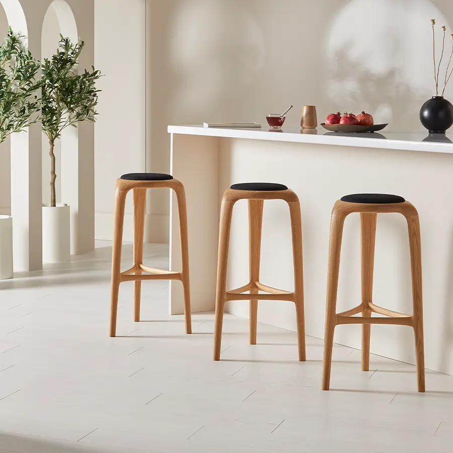 Flow Upholstered Counter Height Stool