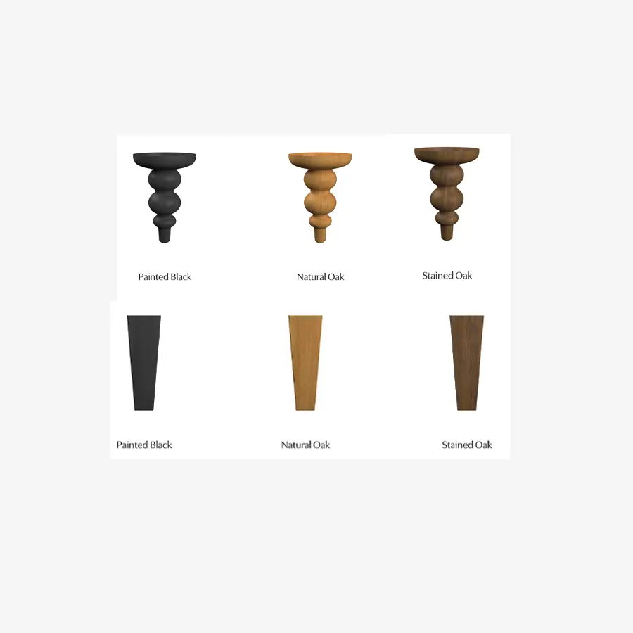 laraber armchair leg options