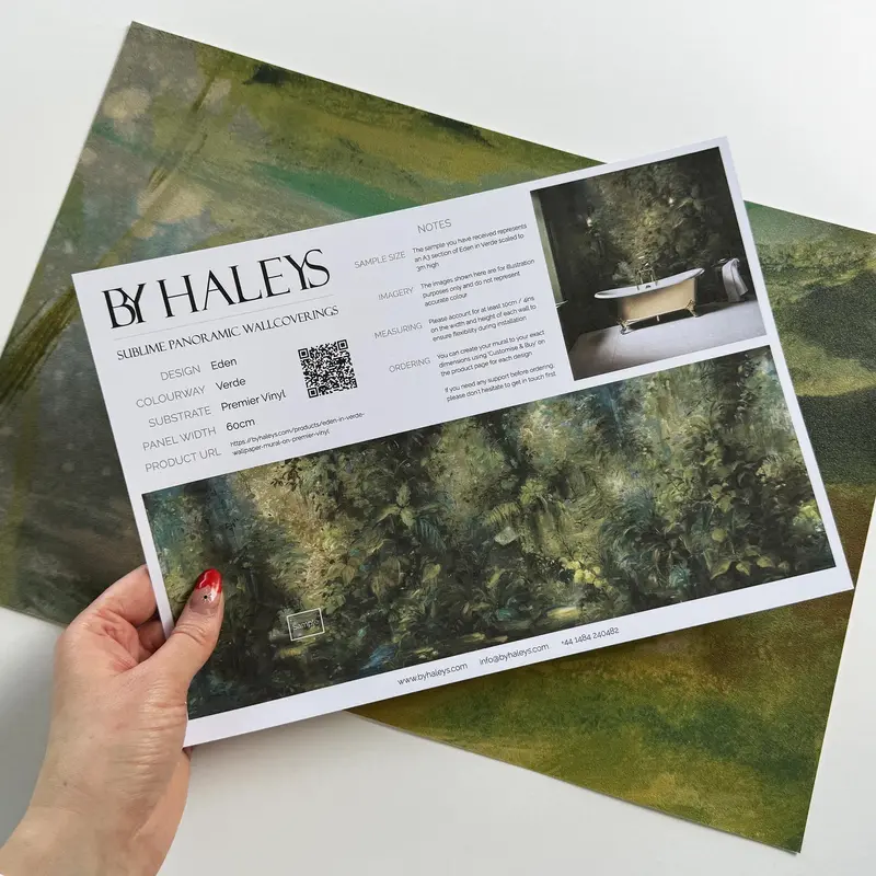 Eden in Verde | Wallpaper Mural on Premier Vinyl