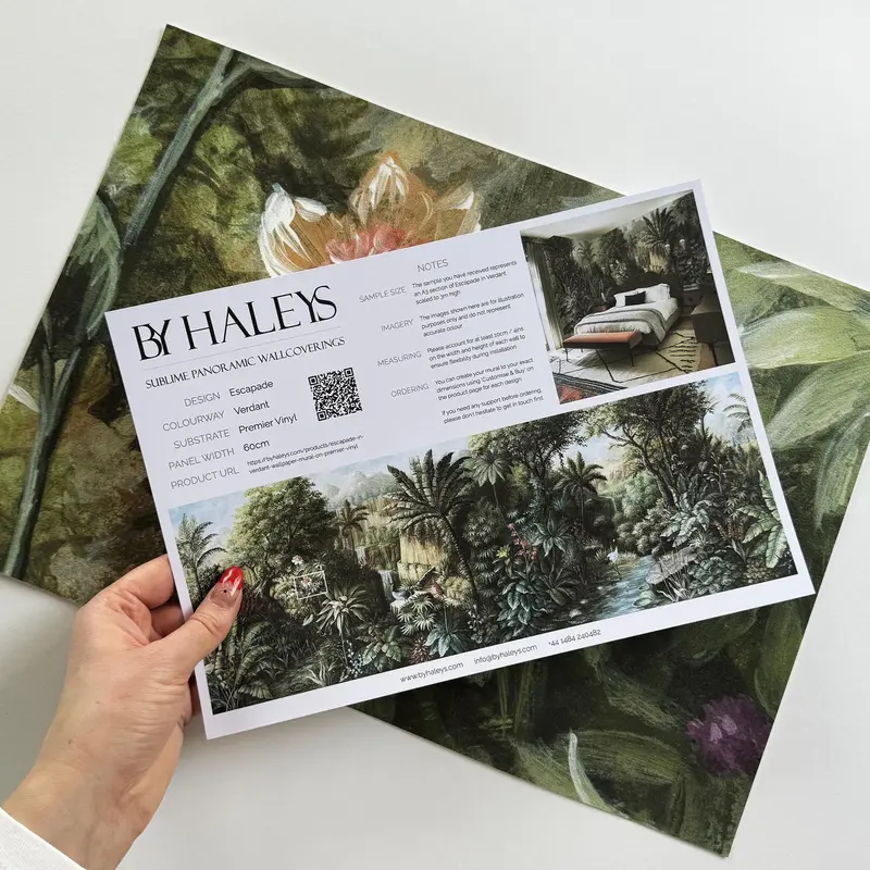 Escapade in Verdant | Wallpaper Mural on Premier Vinyl