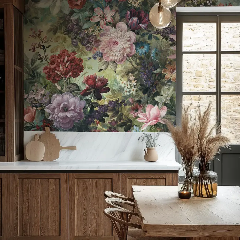 Resplendence in Vivid | Wallpaper Mural on Premier Vinyl