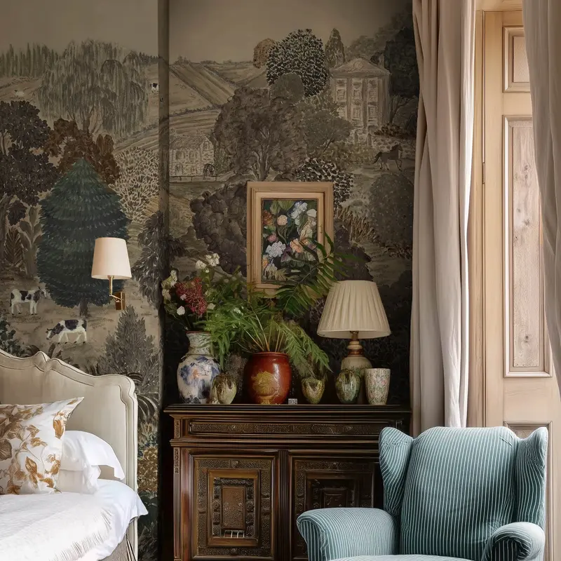 Toothill in Humbug | Wallpaper Mural on Matte Uncoated