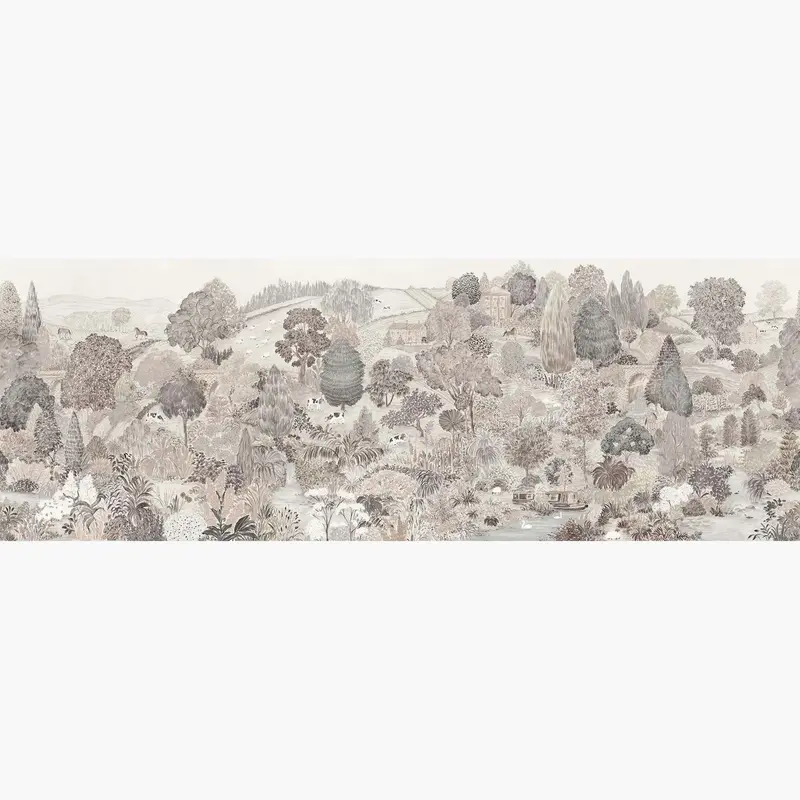 Toothill in Nougat | Wallpaper Mural on Matte Uncoated
