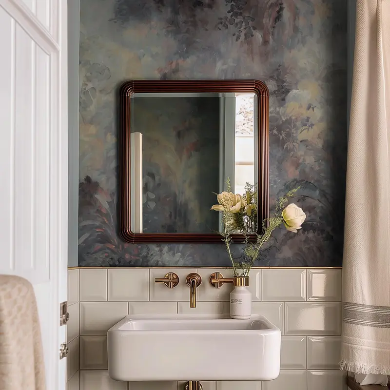 Utopia in Antique | Wallpaper Mural on Premier Vinyl