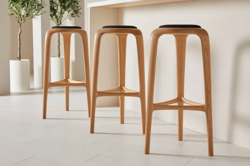 Flow Upholstered Bar Stool
