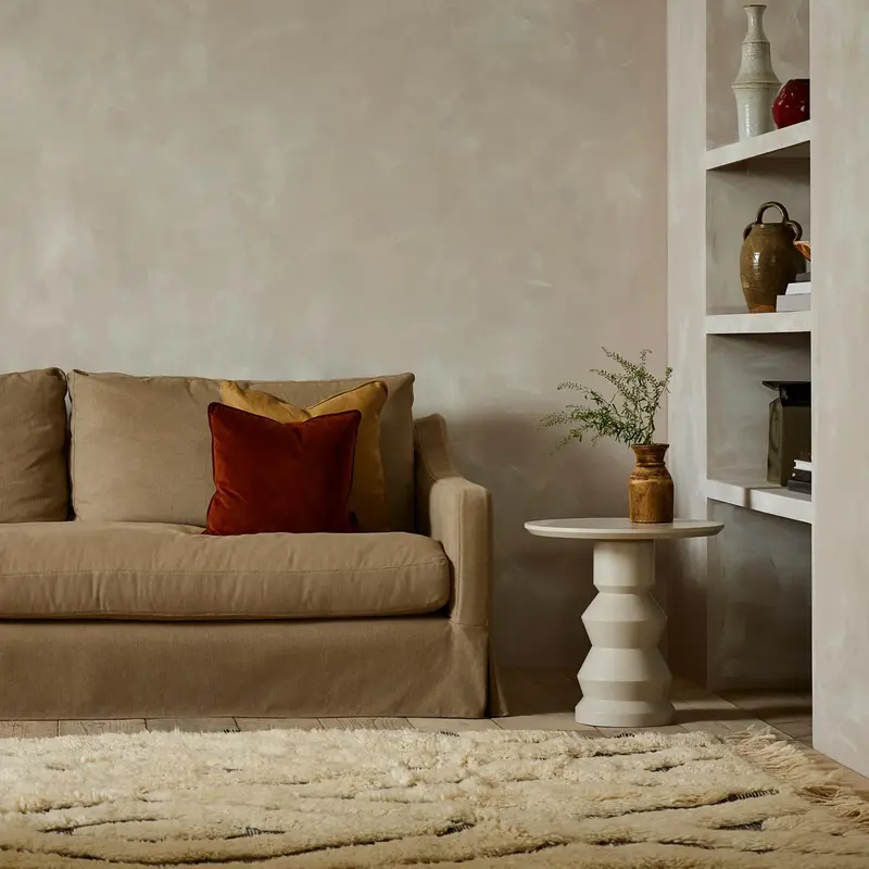The Conrad skirted Bespoke Sofa by TallBoy Interiors