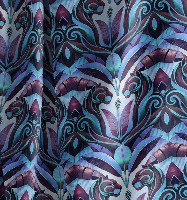 Jungle Dreams Midnight Ice Luxe Velvet 