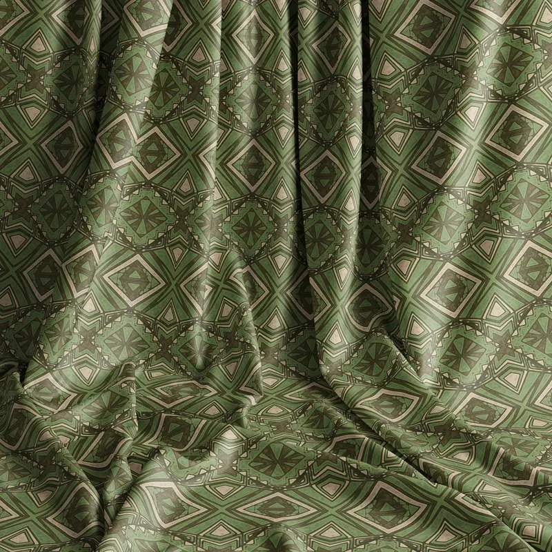 Deco Diamond Juniper Velvet Shimmer