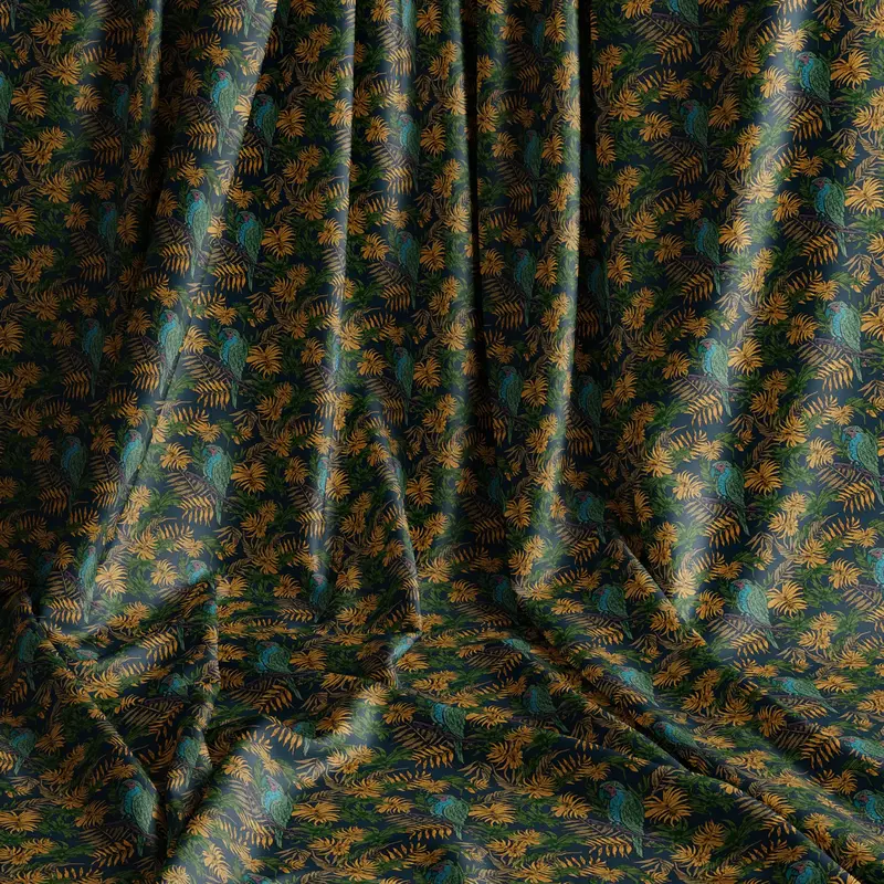 Tropic Parrot Darkness Shimmer Velvet