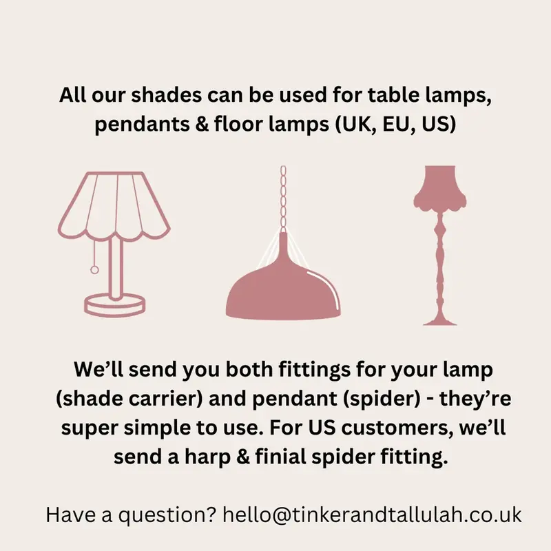 The Mary Fringed Lampshade