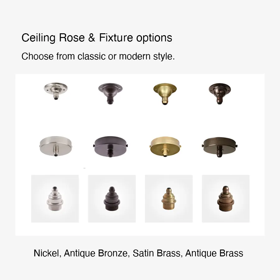 Artifact Lighting Fixture options