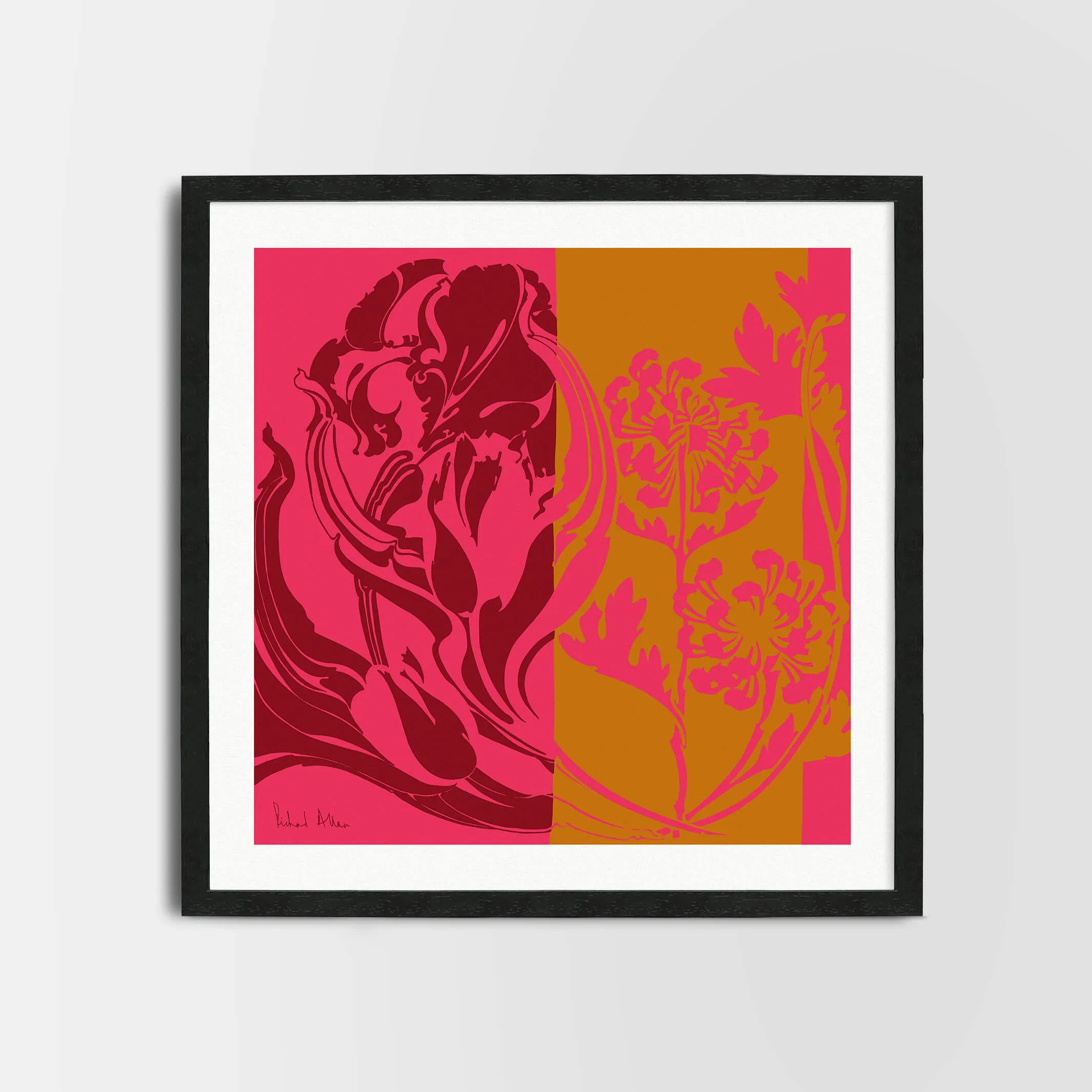 Aster Pink Art Print