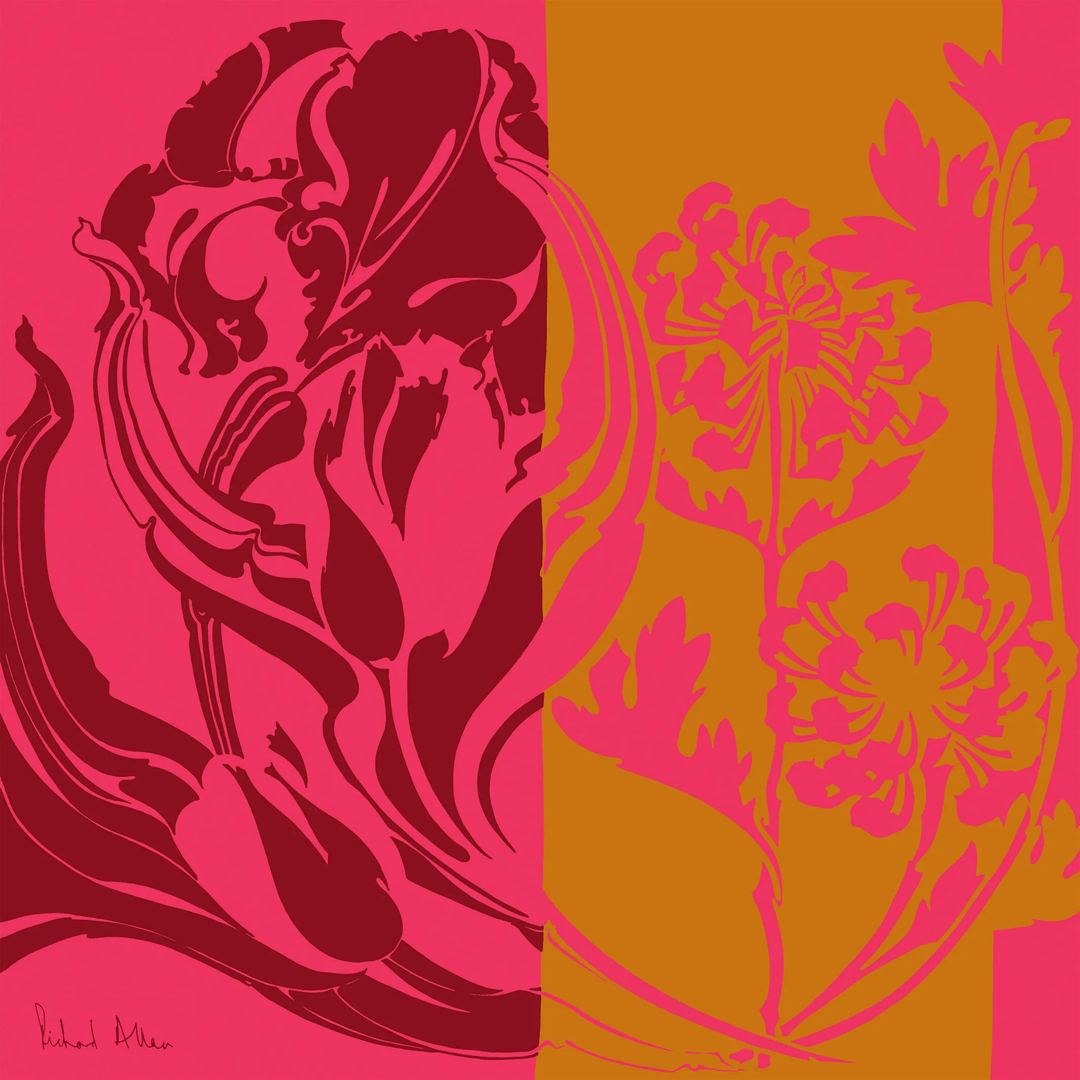 Aster Pink Art Print
