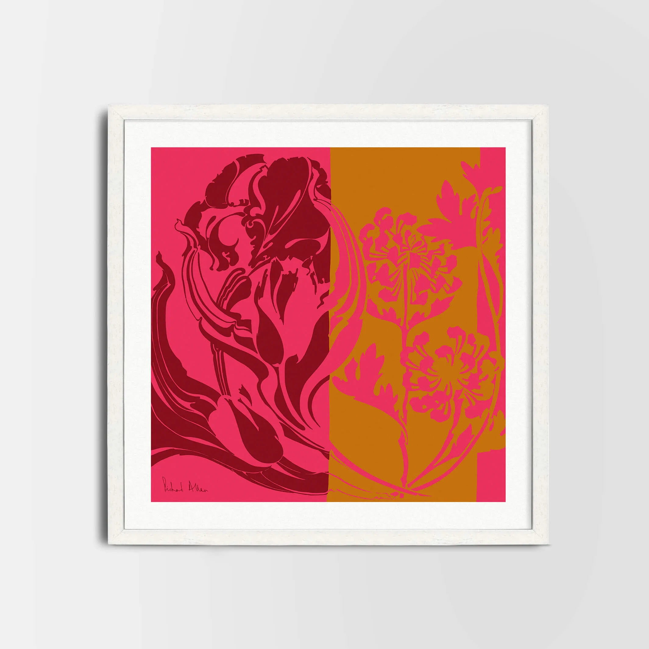 Aster Pink Art Print