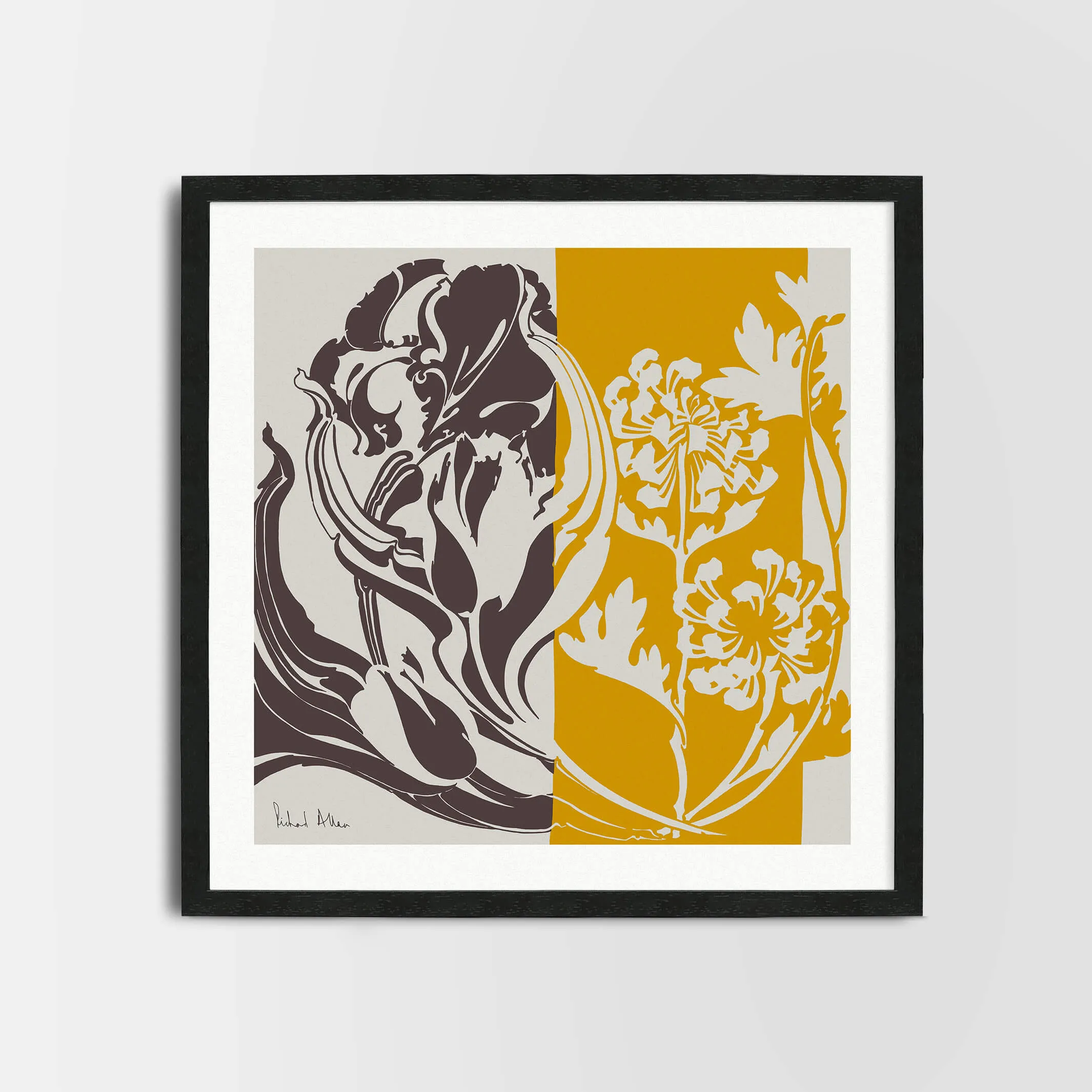 Aster Yellow Art Print
