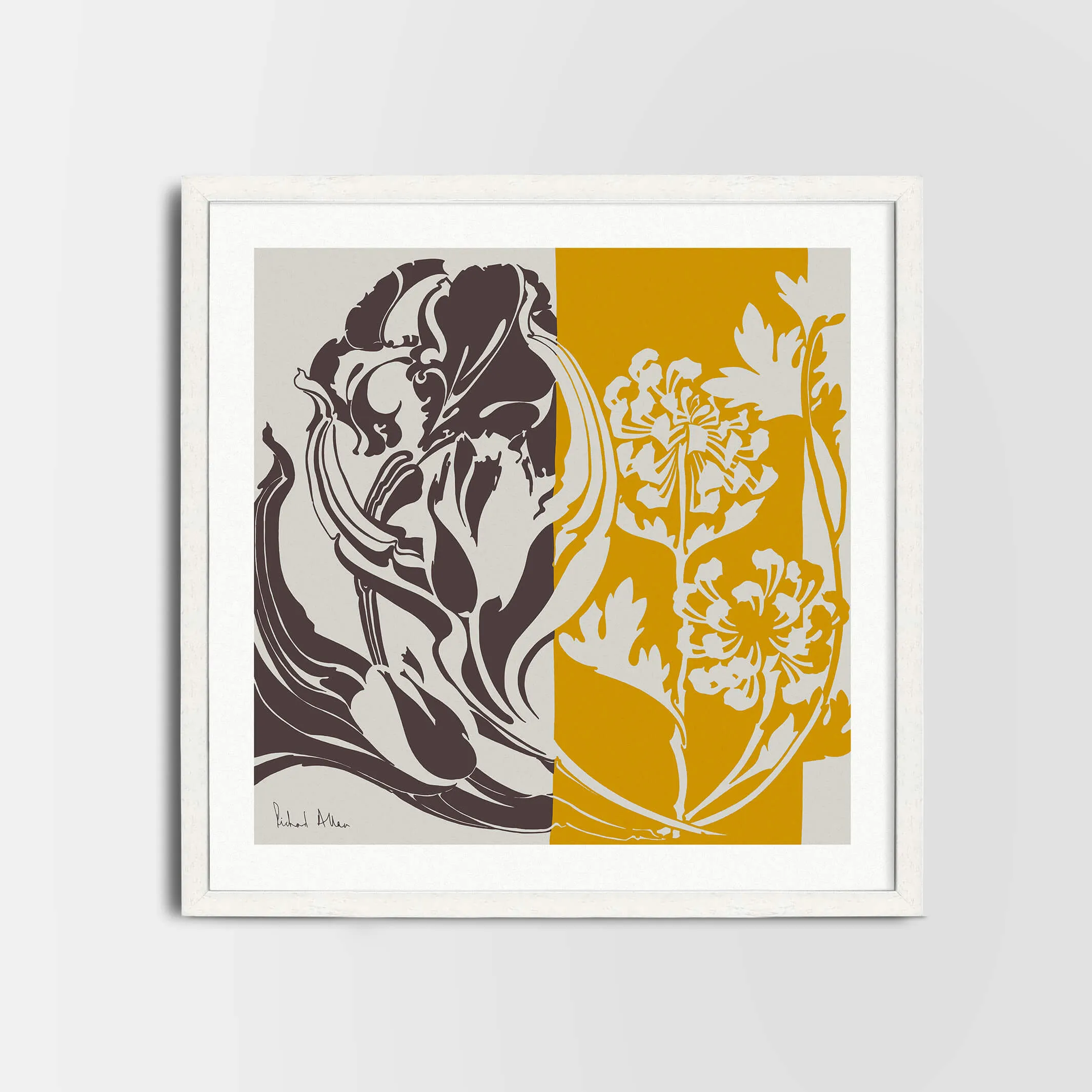 Aster Yellow Art Print