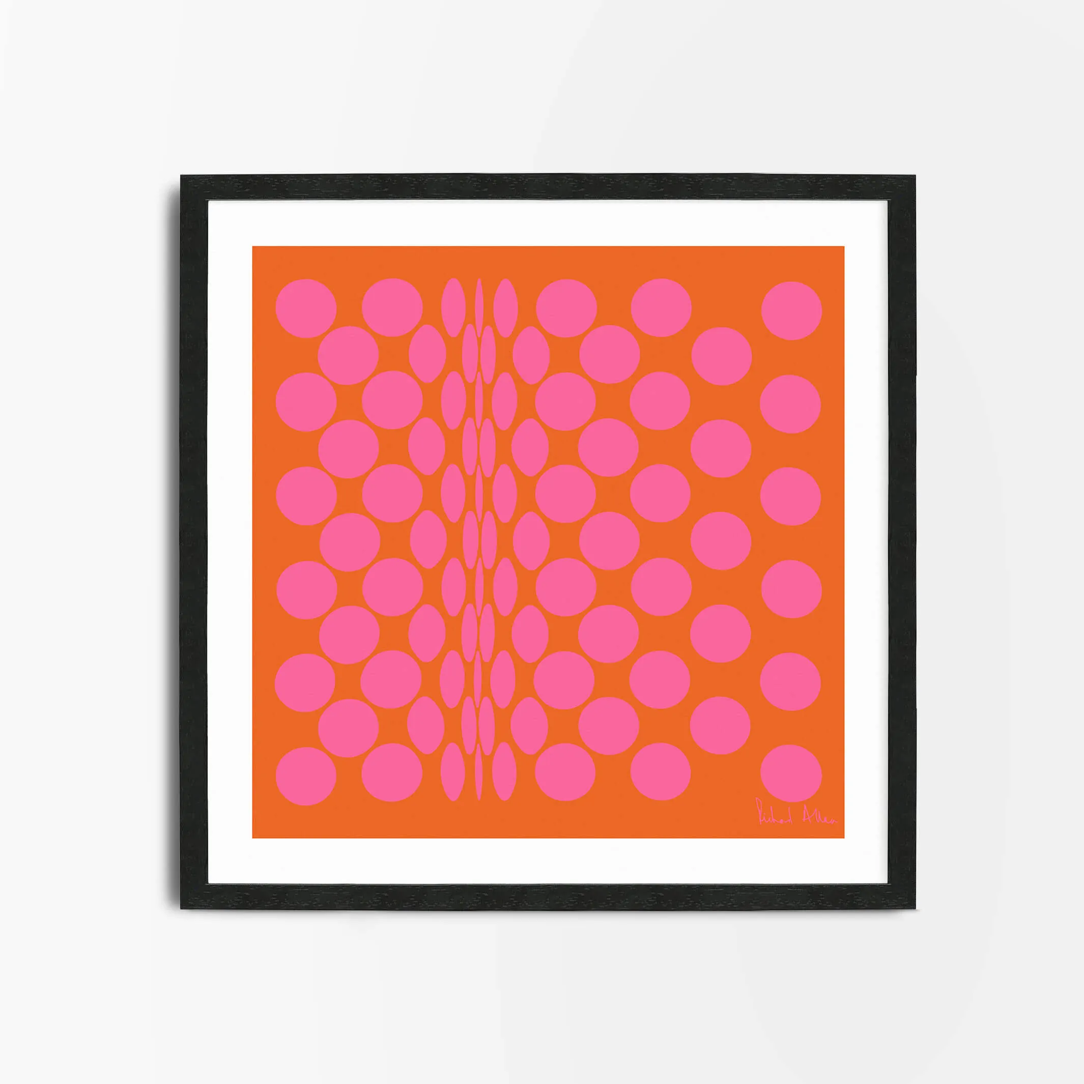 Dotty Pink Art Print
