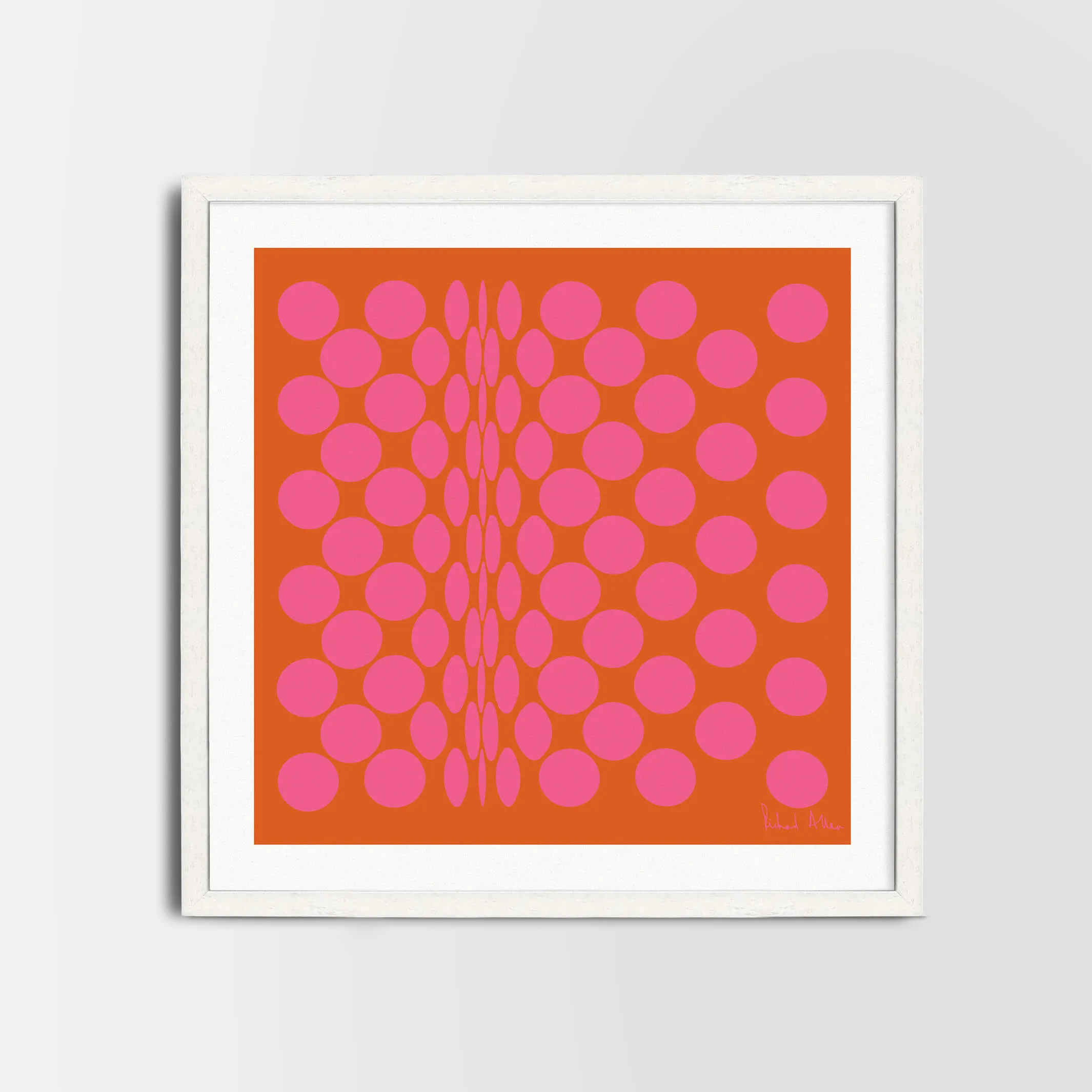 Dotty Pink Art Print