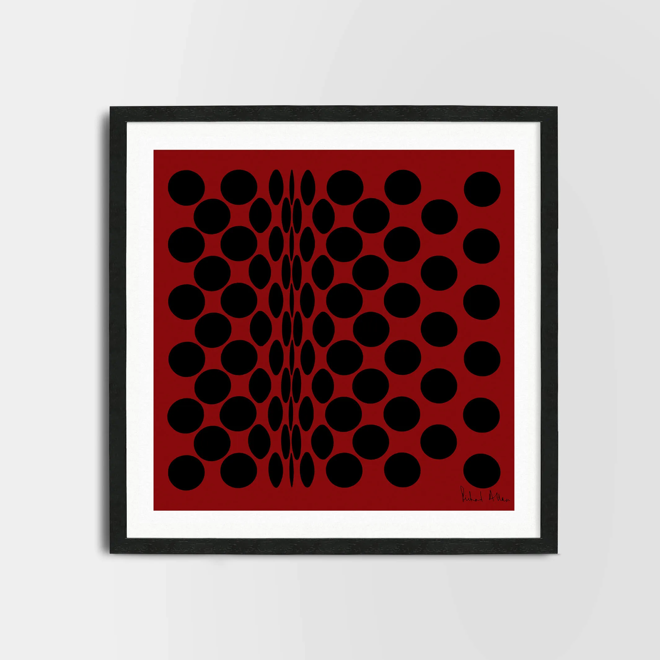Dotty Rust Art Print