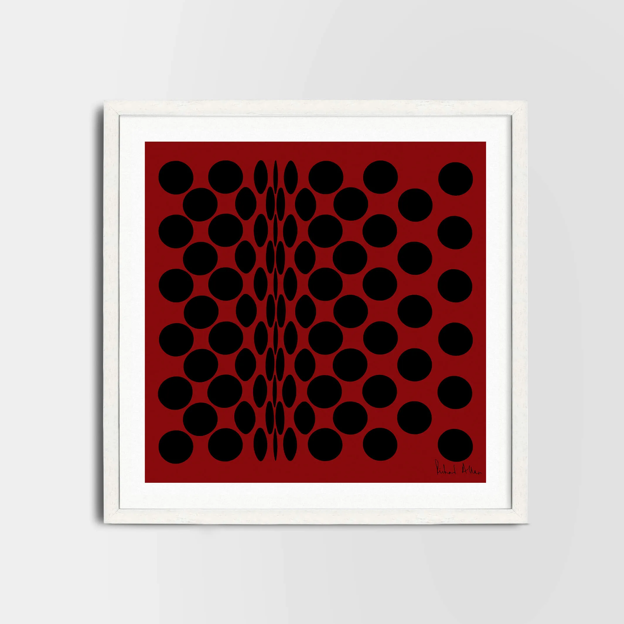 Dotty Rust Art Print