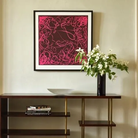 Elegance Pink Art Print
