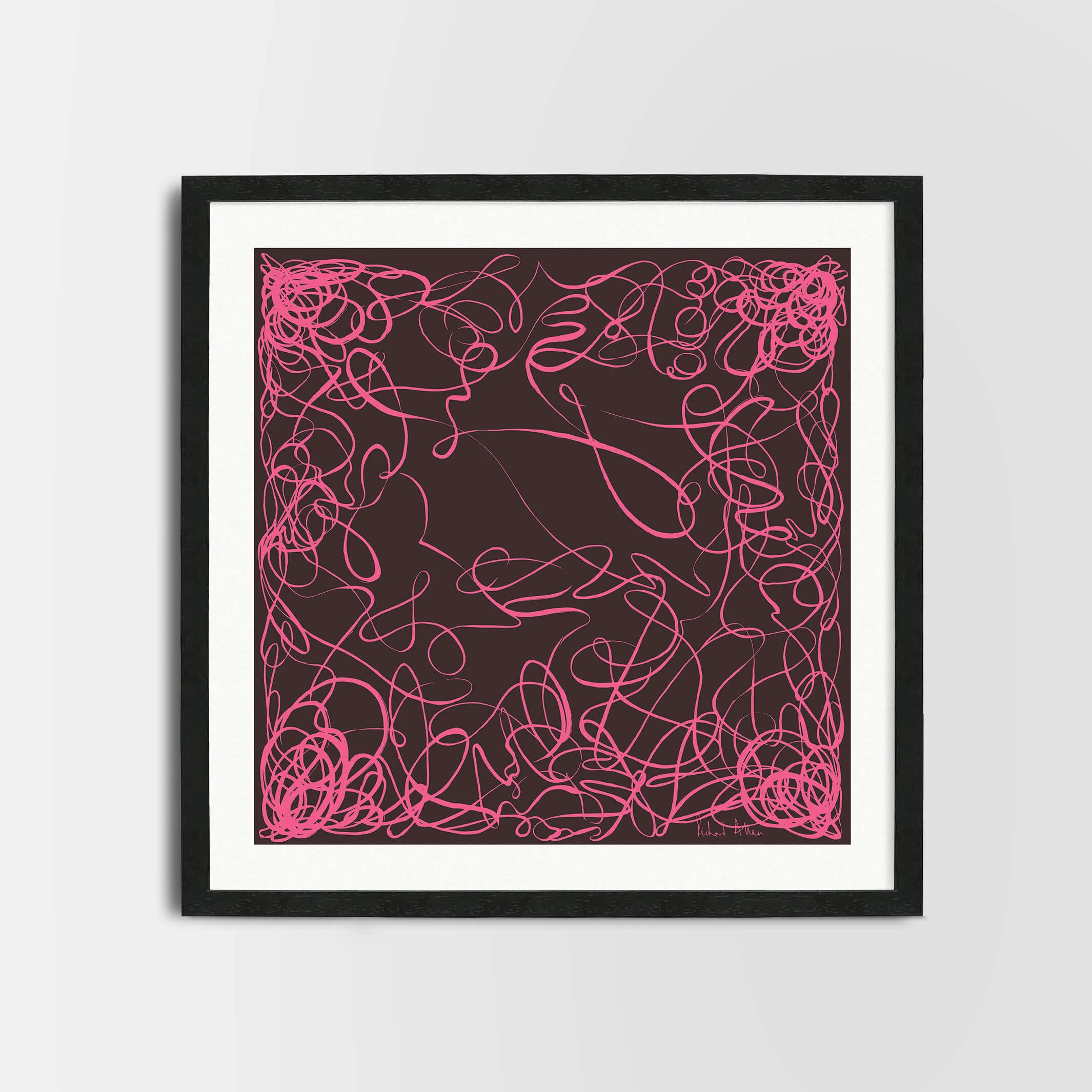Elegance Pink Art Print
