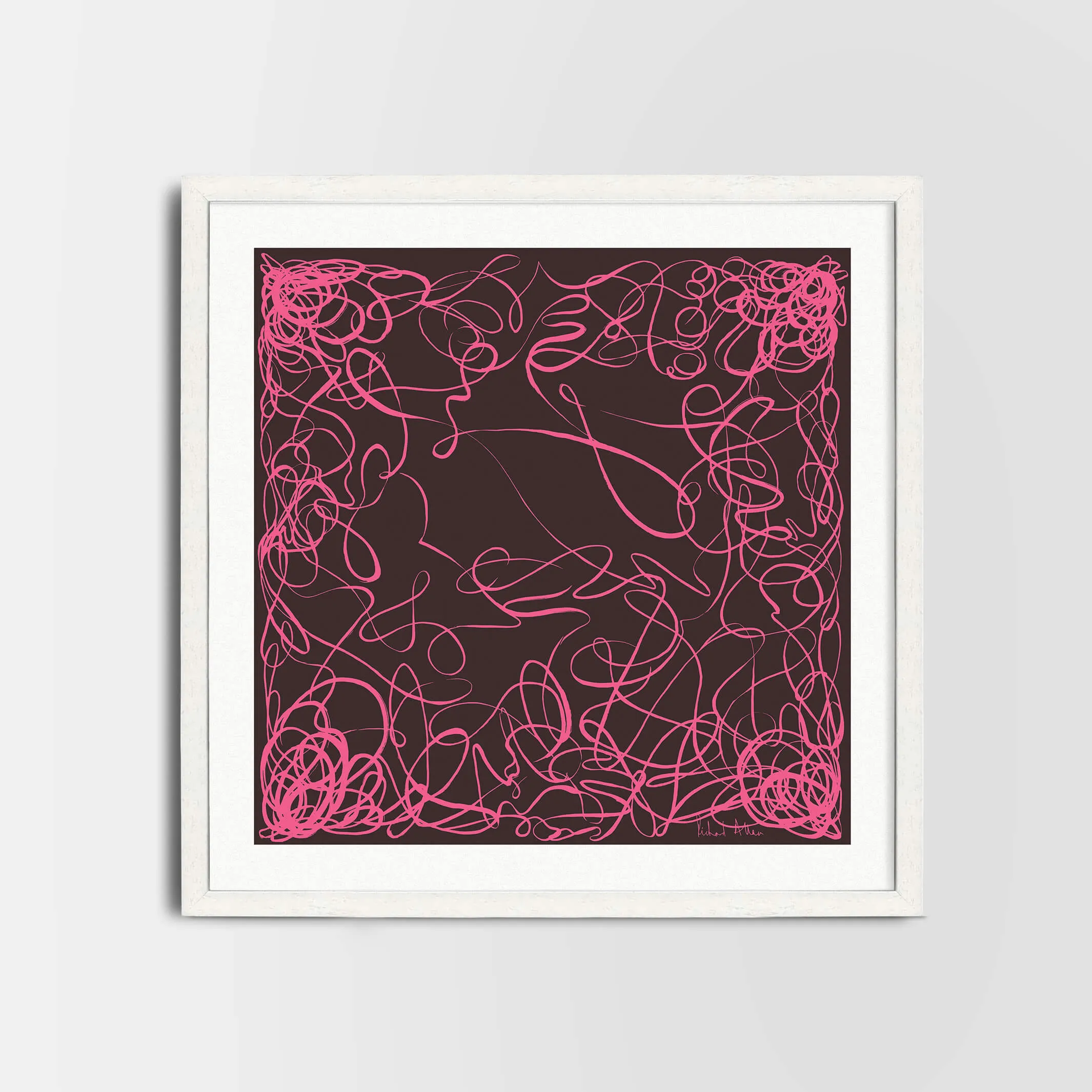 Elegance Pink Art Print