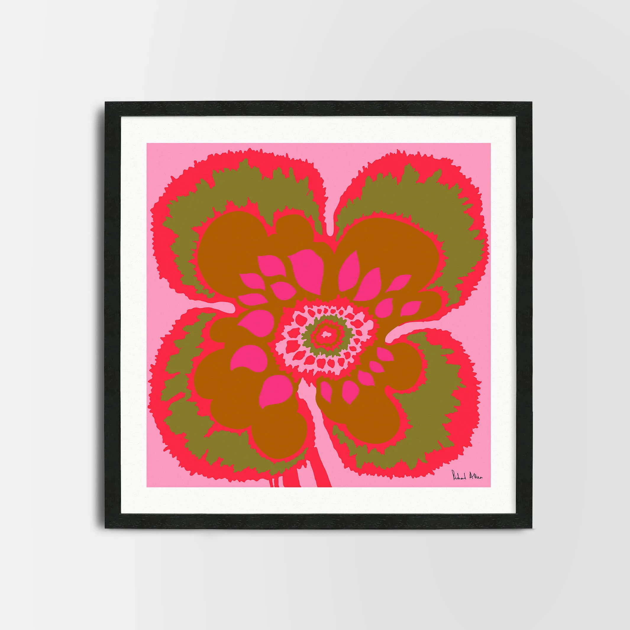 Elsa Pink Art Print