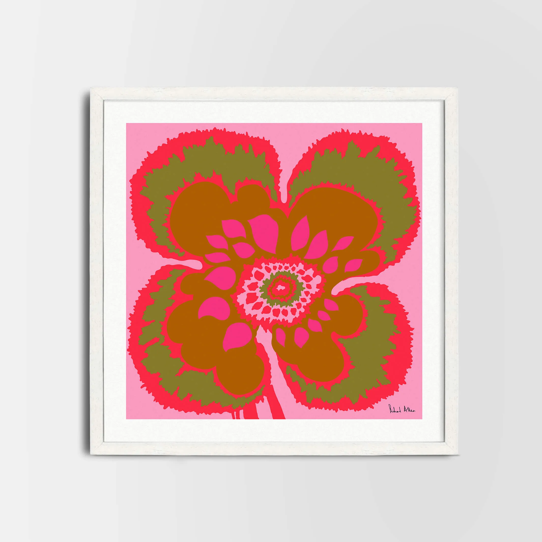 Elsa Pink Art Print