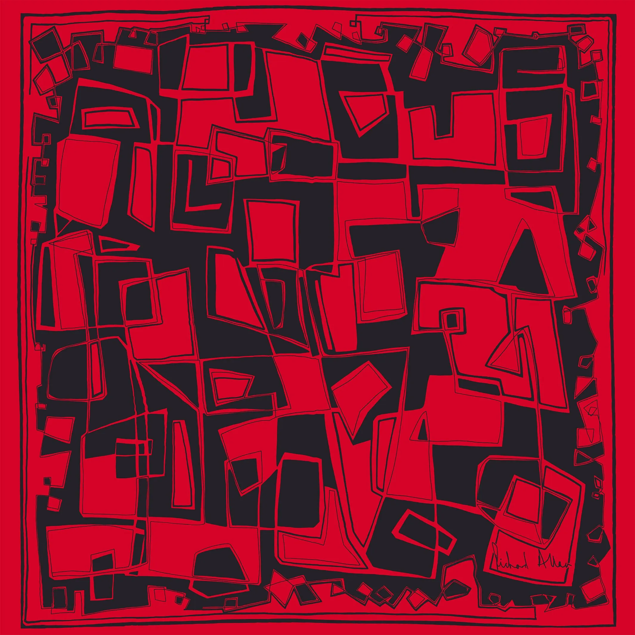 Hepworth Red Art Print