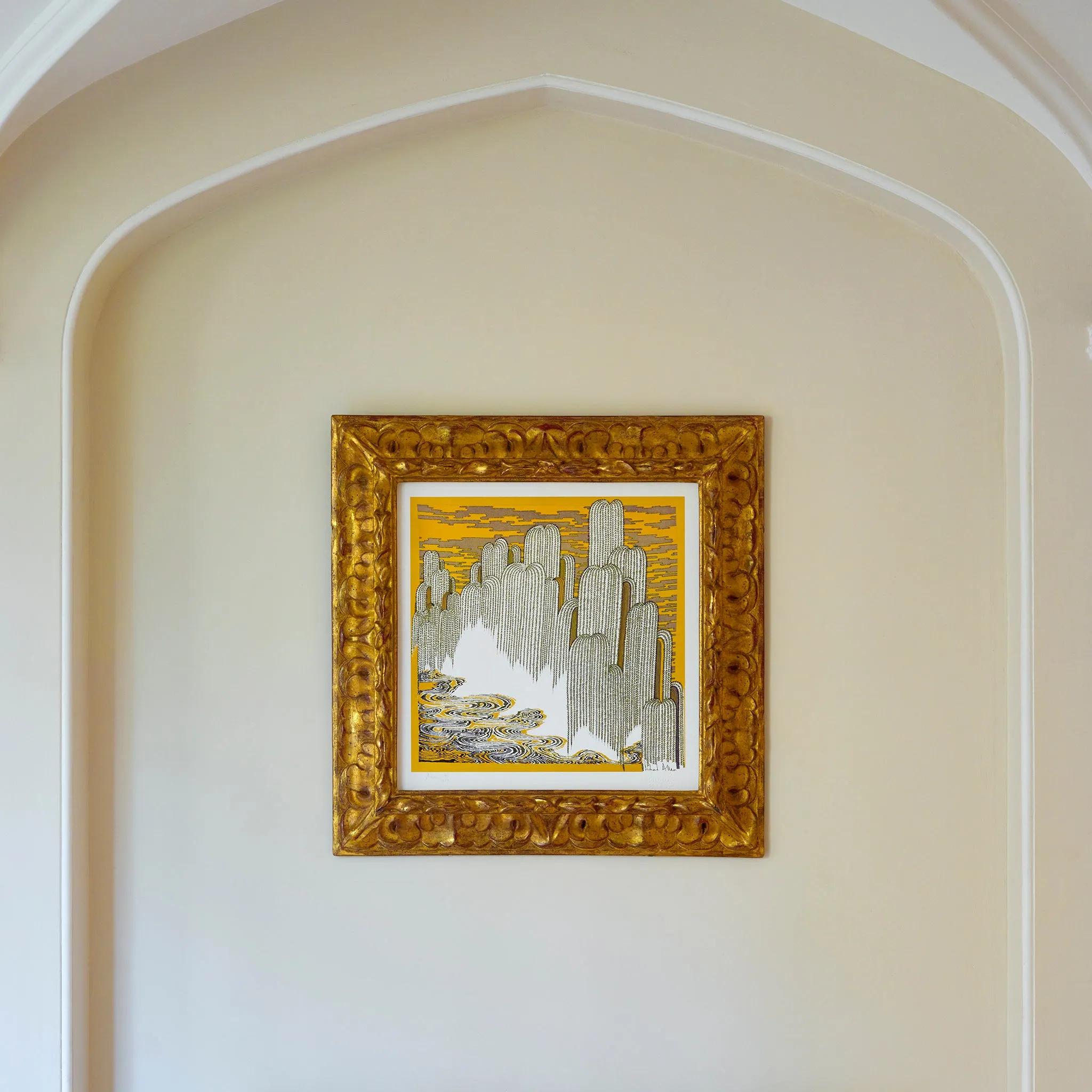Zen Gold Art Print