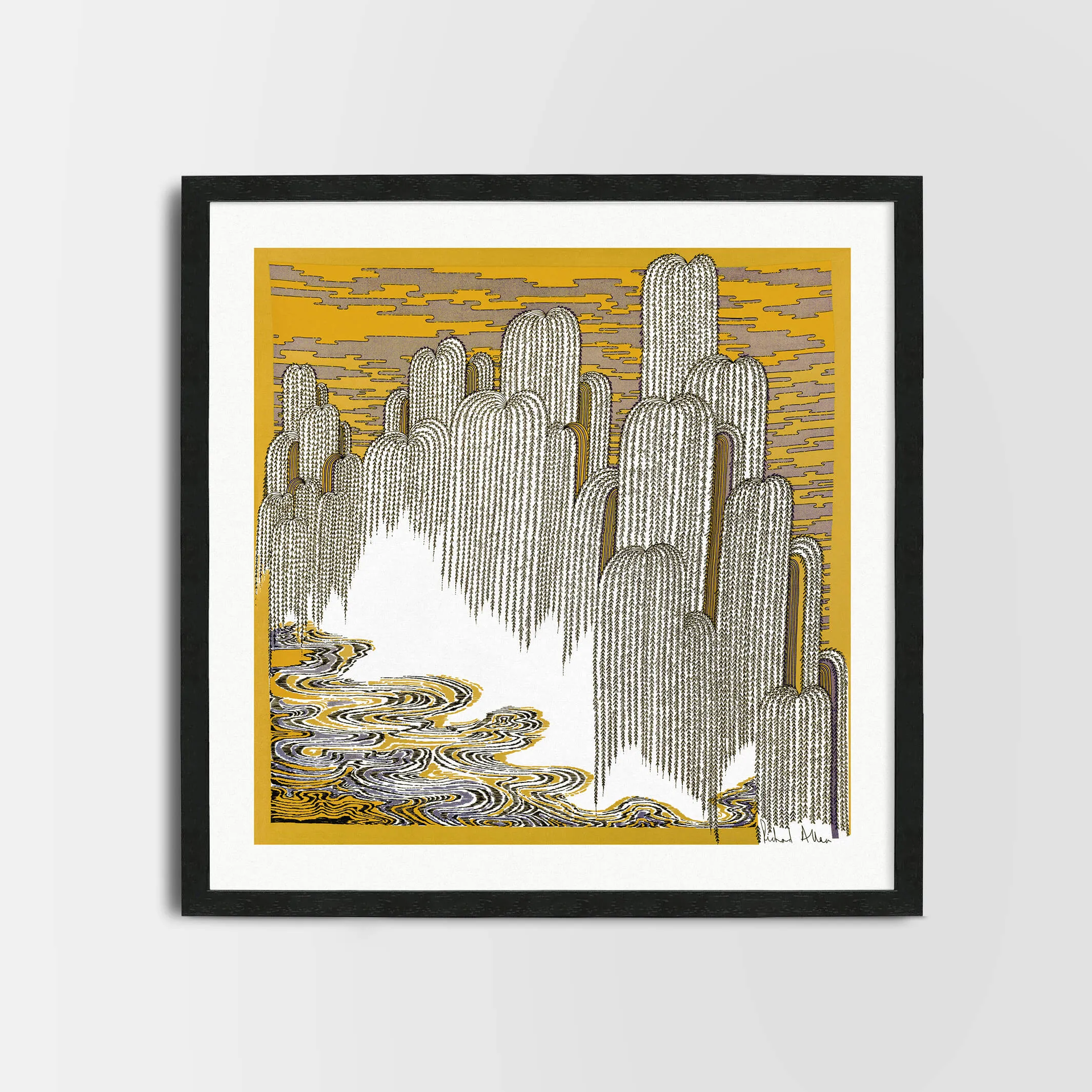 Zen Gold Art Print