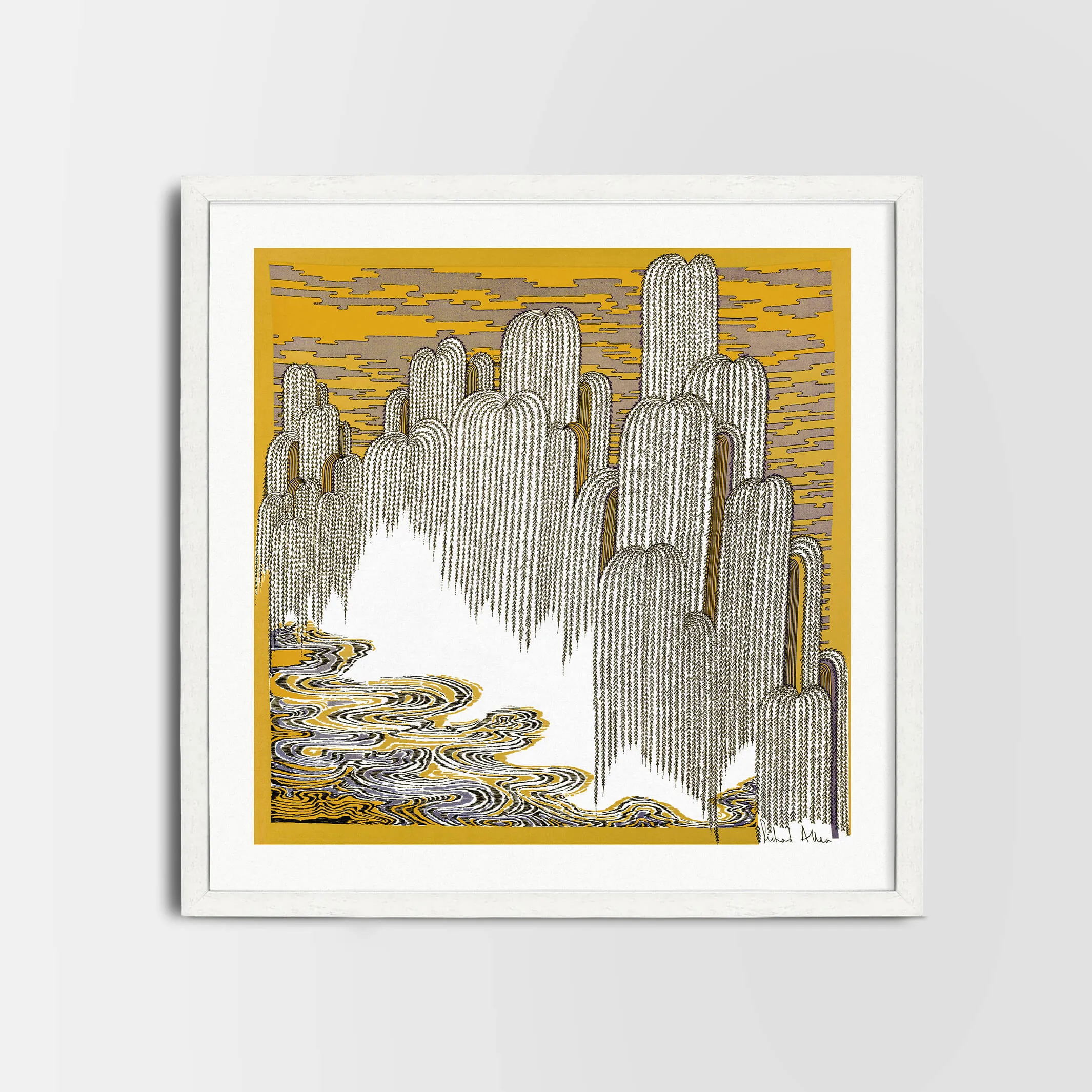 Zen Gold Art Print