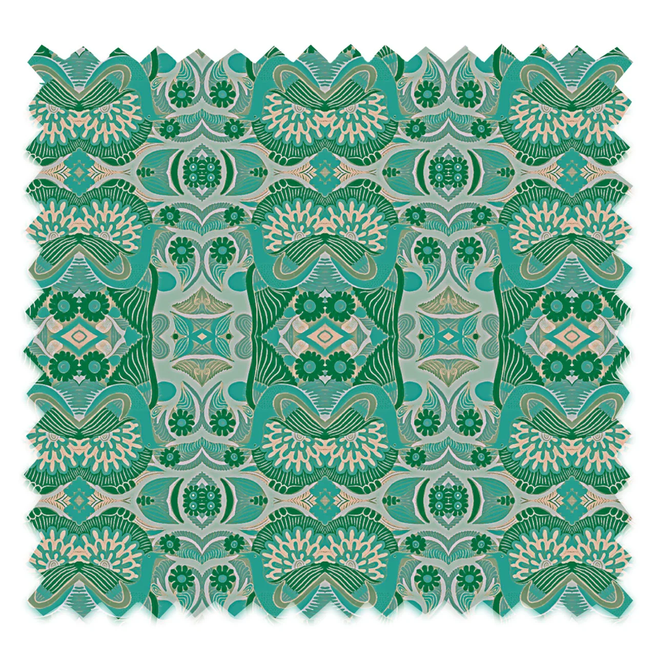 Esprit Sea Green Velvet Fabric by Tatie Lou