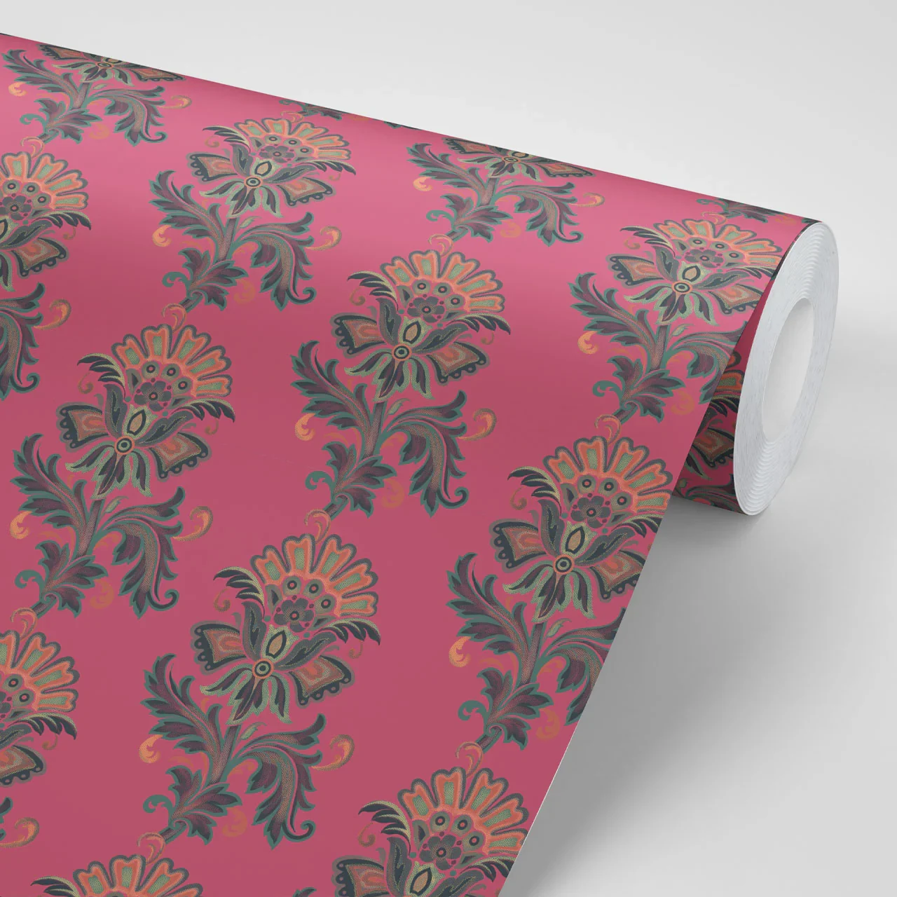 Fleur Fuchsia Wallpaper by Tatie Lou
