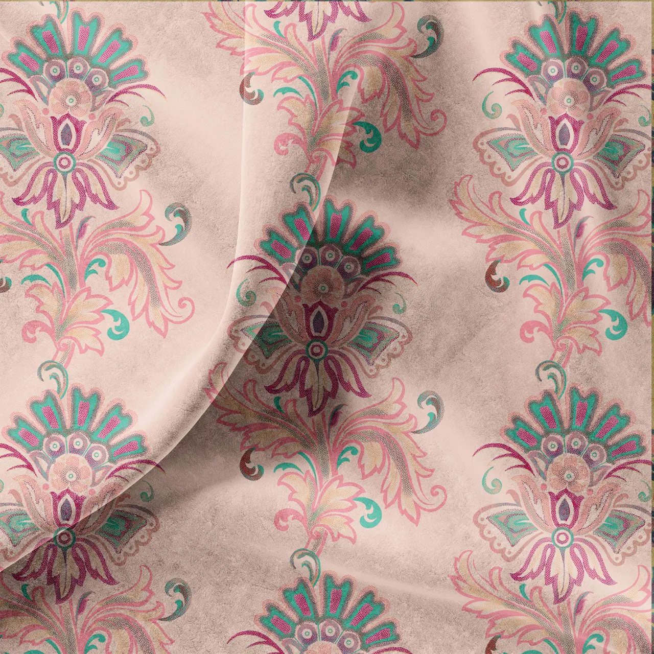 Fleur Powder Velvet Fabric by Tatie Lou