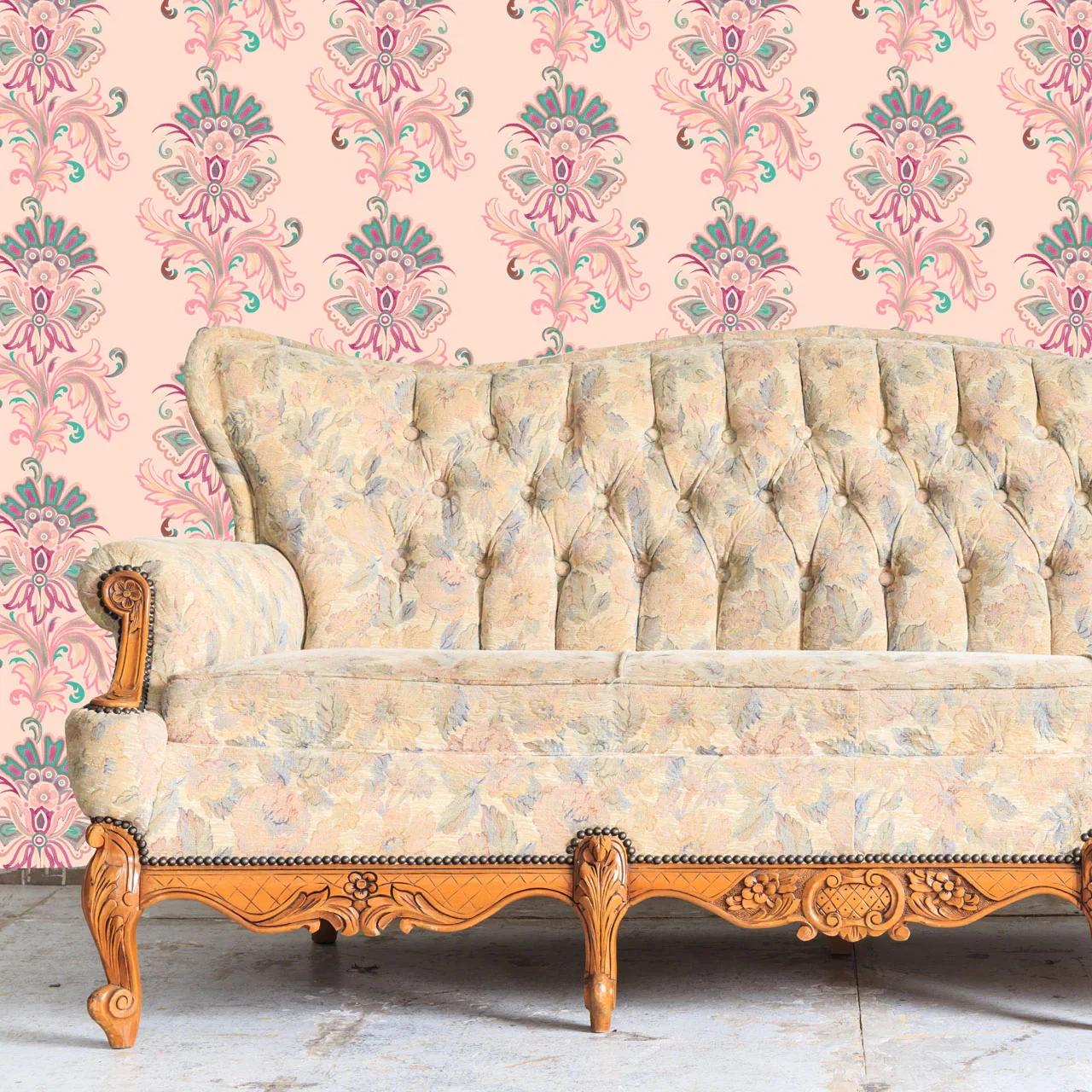 Fleur Powder Wallpaper by Tatie Lou