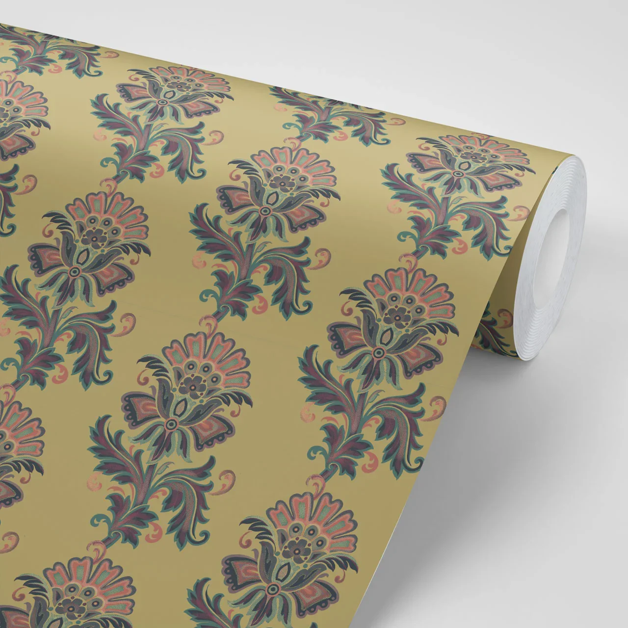 Fleur Vanilla Wallpaper by Tatie Lou