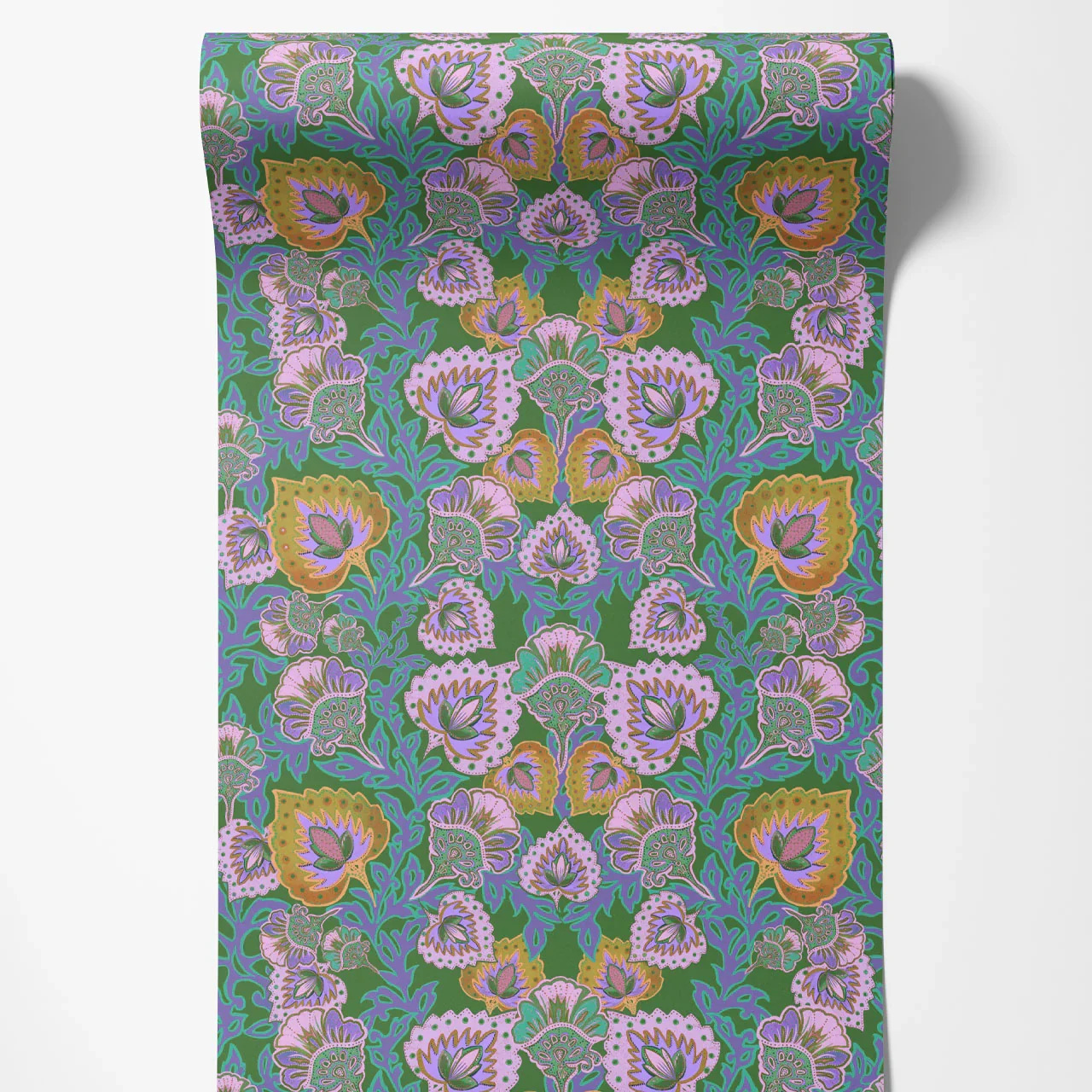 Garden of India Clover Wallpaper by Tatie Lou
