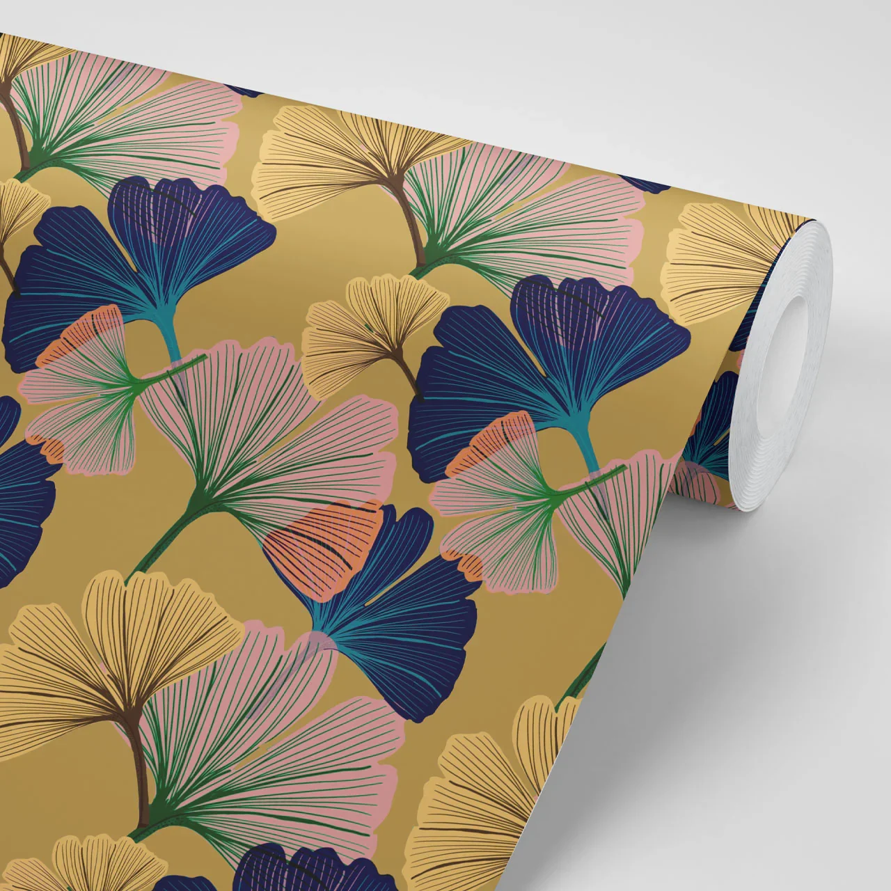 Ginkgo Buttercup Wallpaper by Tatie Lou
