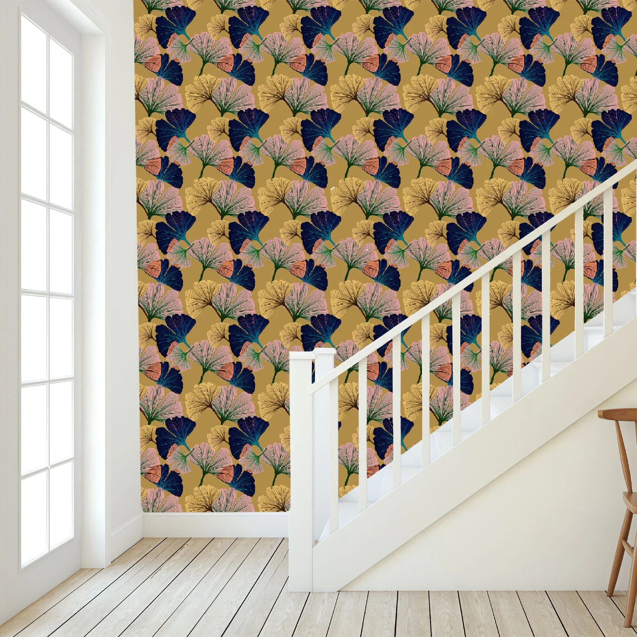 Ginkgo Buttercup Wallpaper by Tatie Lou