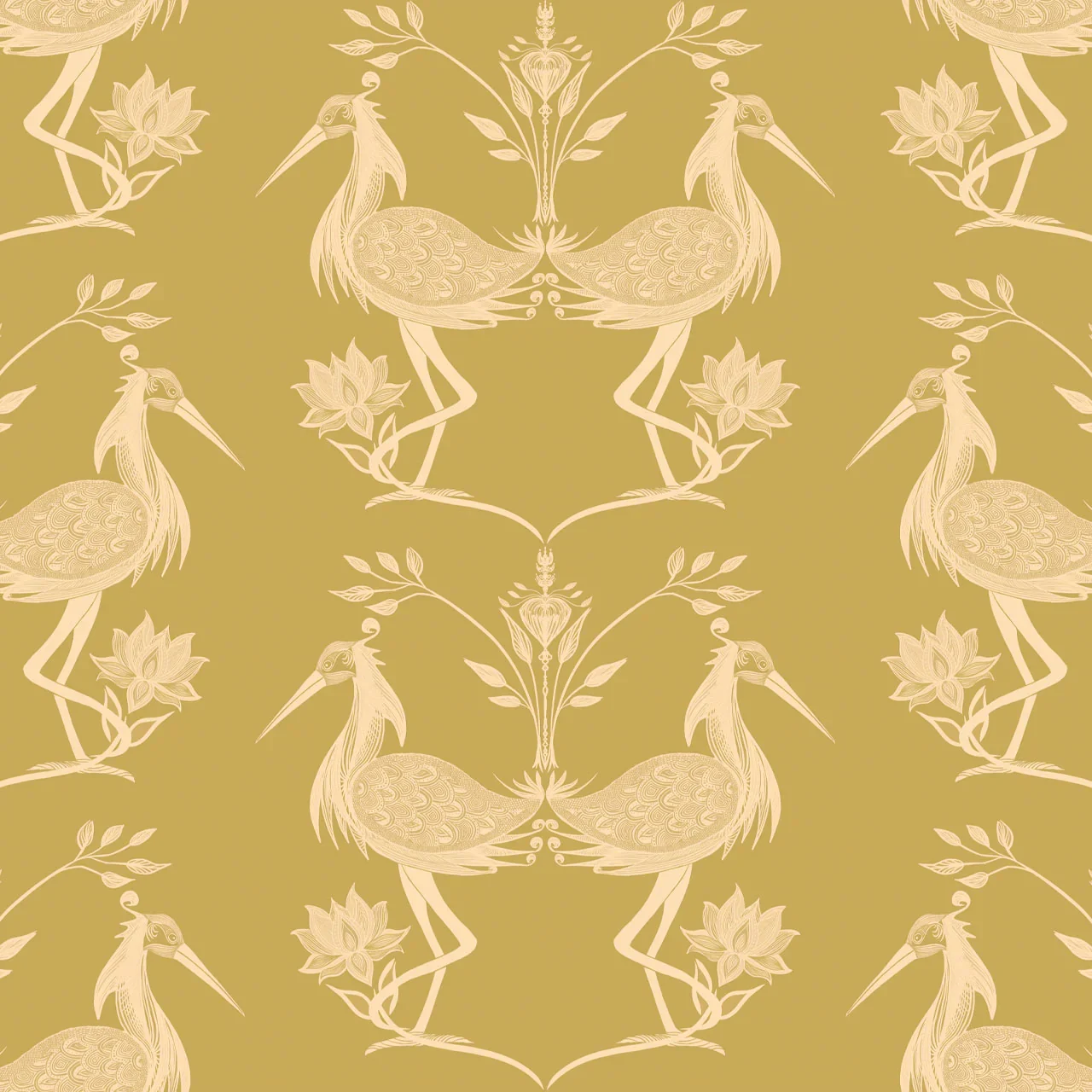 Lotus Dandelion Wallpaper by Tatie Lou