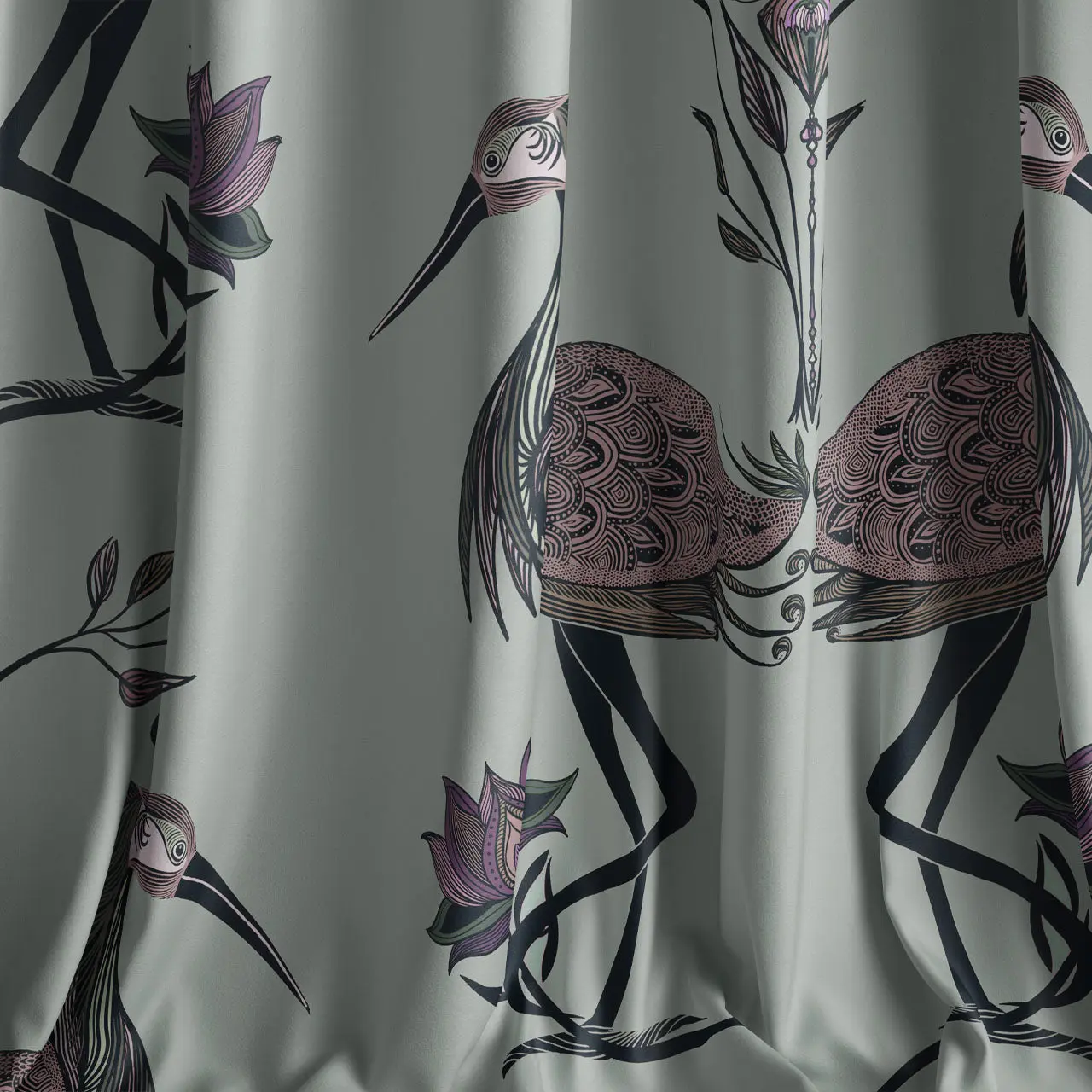 Lotus Pistachio Recycled Velvet by Tatie Lou