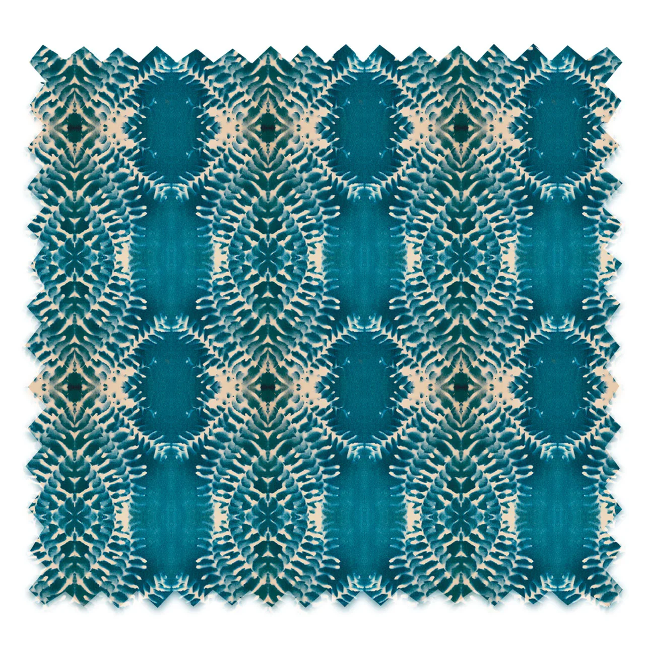 Lumière Lagoon Velvet Fabric by Tatie Lou
